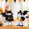 Plush Ghost Bird Figurine Doll Animal Bird Doll Model Decoration  DIY Pendant