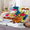 Cartoon cute G GarfieldS Blanket For Sofa Office Bed Plane Travel Sleep Read Relax Camping Soft And Warm