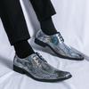 Men's Plus Size Pointed Toe Leather Shoes - Fashionable, Trendy & Casual Groom's Shoes