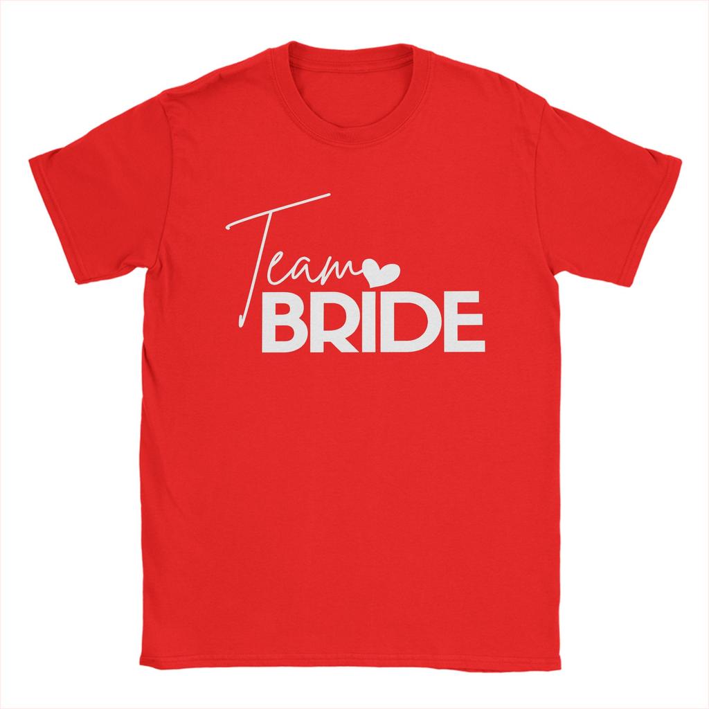 Unisex Hearts Bride Bachelorette Party Team Wedding T Shirt Cotton Tops Fashion Short Sleeve Tees Birthday Present TShirts