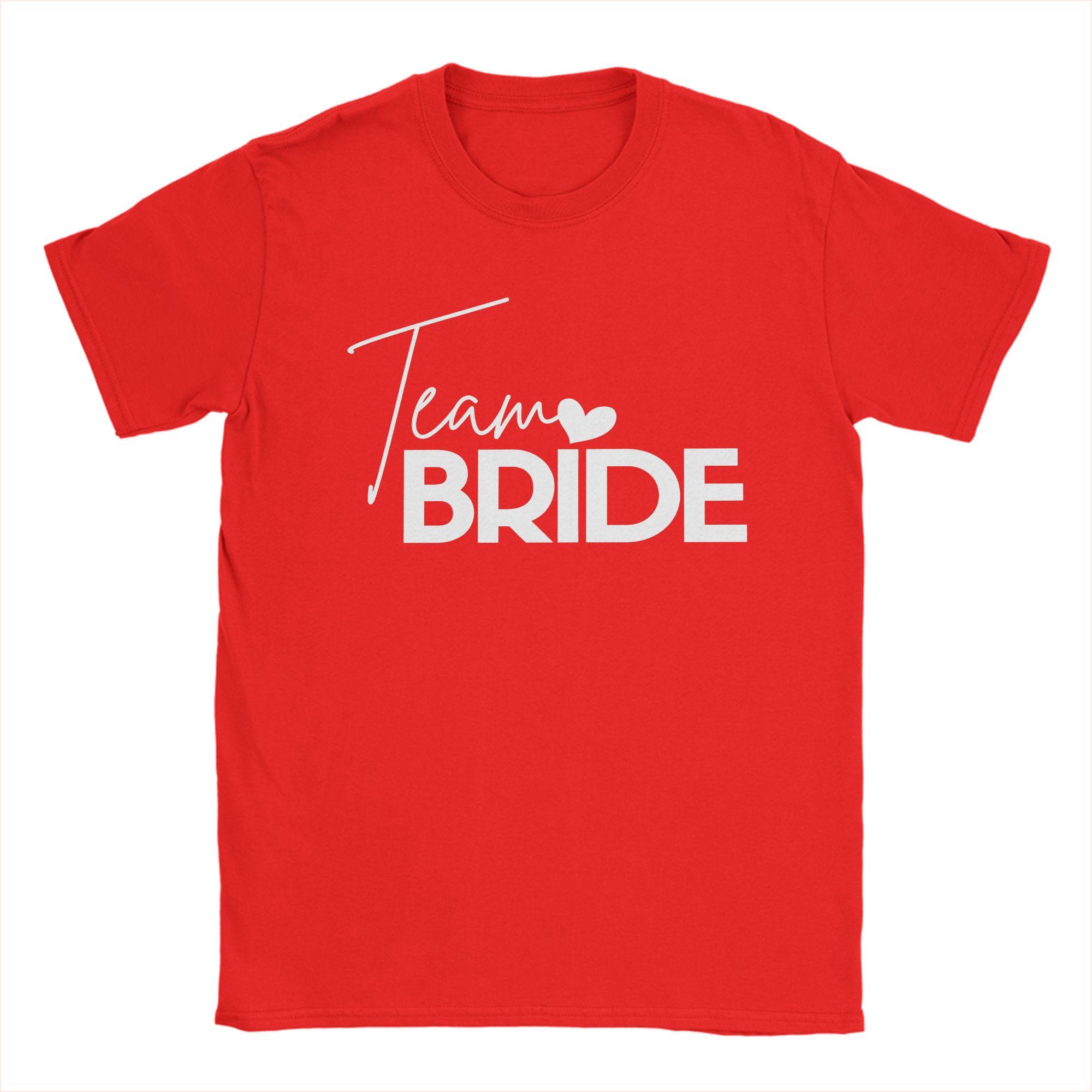 

Unisex Hearts Bride Bachelorette Party Team Wedding T Shirt Cotton Tops Fashion Short Sleeve Tees Birthday Present TShirts S