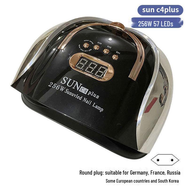 Dazzling 256W LED Nail Curing Lamp, Quick Dry Gel Lamp for Salon Use