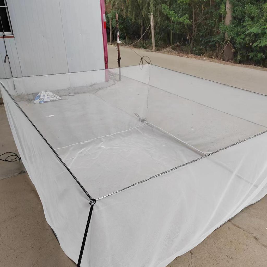 Nylon Hexagonal Mesh Fish Fry Nursery Box - Knotless Design for Aquaculture