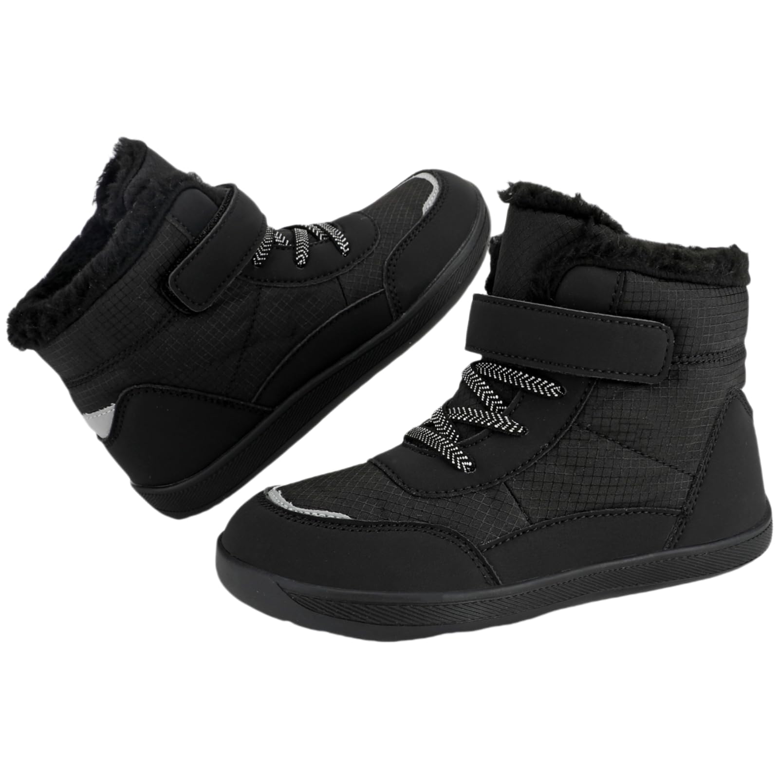 

Горячие Диндинг Снежные ботинки для девочек и юниоров, для малышей и зимы, и детские для мальчиков, ботинки, детские ботинки, теплые, ультралегкие, водонепроницаемые, нескользящие чёрный