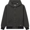 Levis Effen Kleur Met Capuchon Denim Lange Mouwen Jas Heren Jassen Donkergrijs 002I3-0001