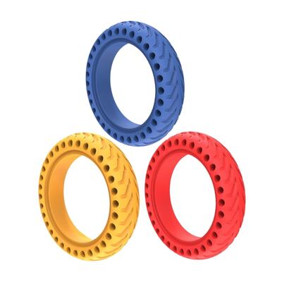 Scooter Tire 8.5x2 Solid Rubber Wheel Non Slip Tread Design Maintenance Less No Flat Risk for Urban Commuting for M365
