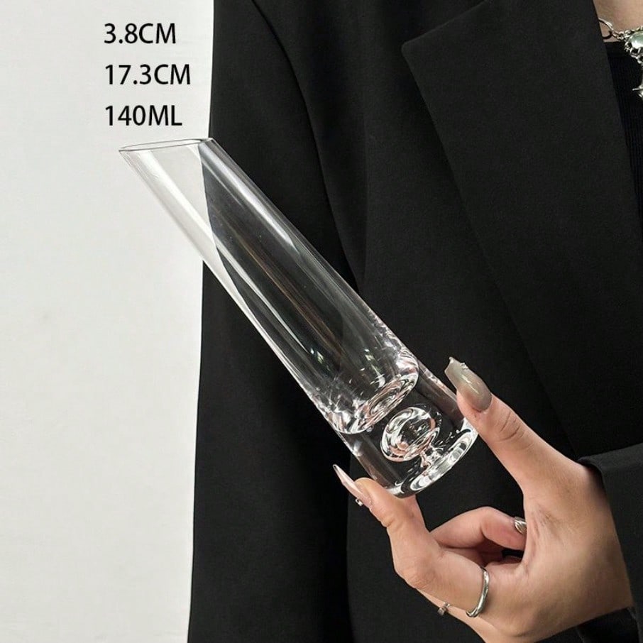 

Glass Red Wine Cup Household High Stem Goblet Personality Design Wine Glass Champagne Cup Wine Accessories Gift Holiday