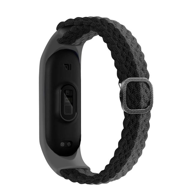 Armband für Mi Band 10 9 8 7 Armband Elastisch verstellbar Nylon Geflochten Miband4 miband 5 correa Armband für xiaomi Mi Band 4 3 6