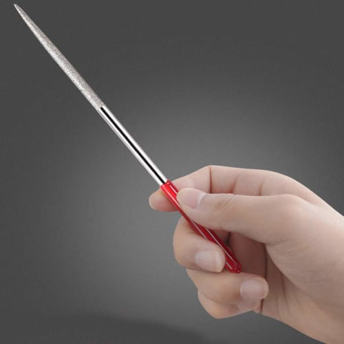 Bestgle Diamond File Set, Metal and Woodworking Sharpener, 10-Piece Set of Diamond Metalworking Files, Titanium Sharpener, for Metal, Woodworking, and