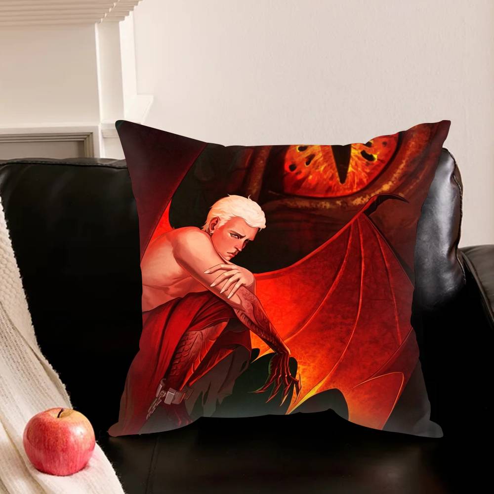 A-Aerion T-Targaryen B-Brightflames Various Sizes Square Pillowcase For Car Home Bedchamber Decor