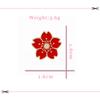 Sweet Cherry Blossom Flower Brooch Japanese Sakura Enamel Pins BackPack Collar Button Lapel Pin Badge Women Jewelry Female Gift