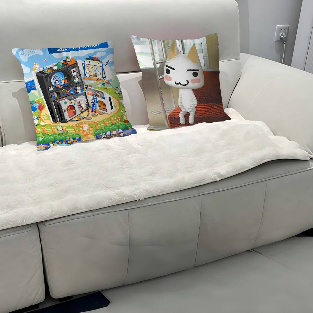 L-Inoue Toro Pillow Cushion Cover Pillowcase Living Room Sofa Home Decor Customized