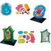 Educational Microscopic Structure Animal And Plant Cell Model 26 Parts Pvc Material School Teaching Display
