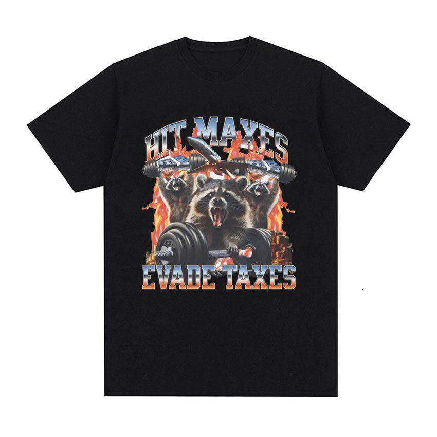 

Funny Gym Aesthetic Short Sleeve Cotton Tee Shirt Men s Women T-shirt Hit Taxes Graphic T Shirt Streetwear Harajuku 2026 New ... 5XL різнокольоровий