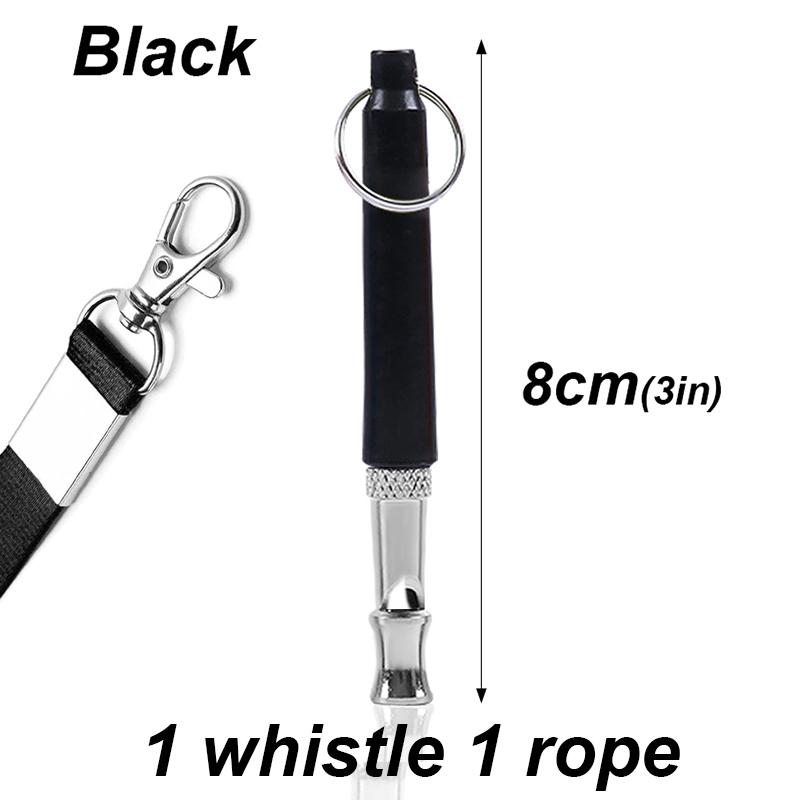 Dog Whistle with Lanyard Adjustable Ultrasonic Silent Dog Whistle Repeller Stop Barking Control for Dog Training