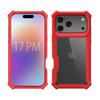 2 IN 1 Hit Armor Shockproof Armor Phone Case for IPhone 17 Air 16 E 15 14 Plus 13 12 11 Pro Max Bumper Clear Acrylic Hard Cover