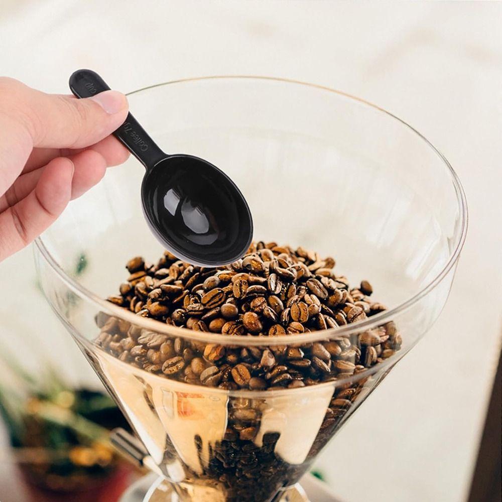 Black Measuring Teaspoon Scoop 15ml Coffee Beans Container Scoop Portable Coffee Scoop  Home