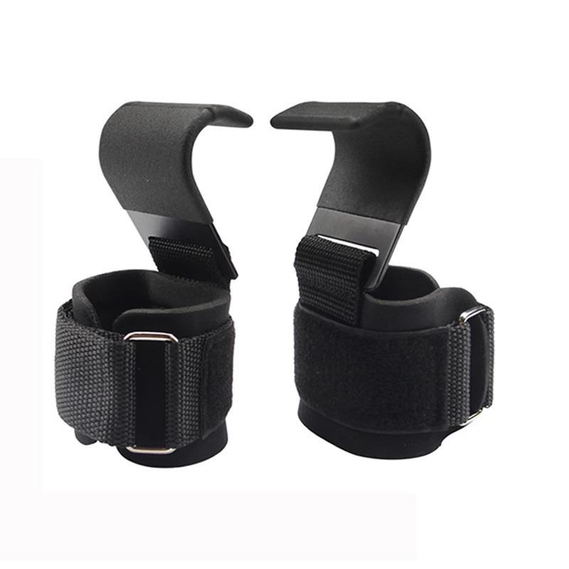 Anti-slip Steel Hook Wrist Support for Pull-ups, Weightlifting, and Deadlifts
