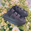 Summer Fashion Thick-soled Heightening Cool Slippers for Women's Outer Wear 2025 New Versatile One-word Slippers for Women's Casual Slippers for Women