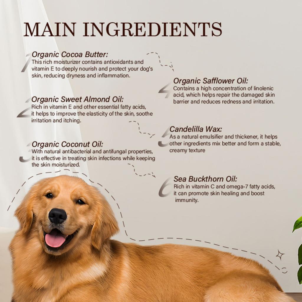 Dog Pet Moisturizing Cream Nourishes The Skin And Softens The Hair
