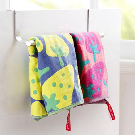 Hanger Punch-free Multifunctional Stainless Steel Towel Over Holder Scarf Hanger for Bathroom