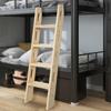 4-Step Wooden Ladder for Loft & Bunk Bed, 28mm Thick Board, Supports 220 lbs, Durable Multi-Use Home Ladder for Adults