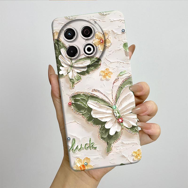 For Tecno Spark 30 Pro KL7 Phone Case 30Pro 4G Cover Soft Silicone Sweet Painted Shell Cartoon Funda Lovely Printed Casing Coque