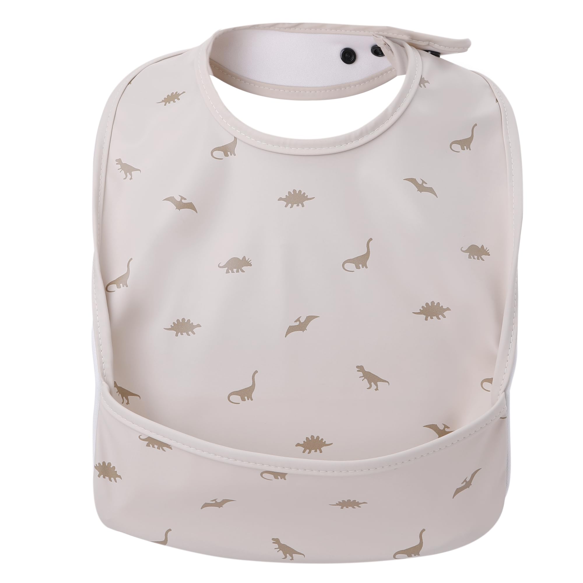 

Mealtime Designed by Nursery Soft Suitable for 3D Machine Includes Name Tag [Ufa] Apron, Teachers, Material, Daycare, Pocket, Washable, (Dinosaur B)