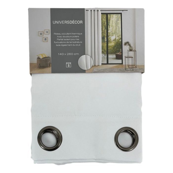 "Arctic" Snow Polar Lined Thermal and Soundproof Blackout Curtain