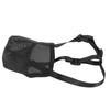 Dog Mesh Muzzle Prevent Biting Barking Eating Breathable Adjustable Dog Mouth Cover for Dog Training