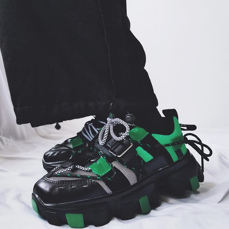 Quan Zhilong dad shoes Gangfeng high street ins raw mountain native function height increase running shoes