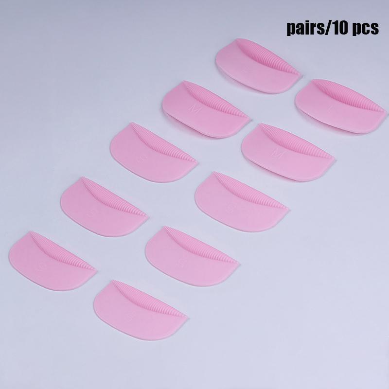 10Pcs 3Sizes Eyelash Perming Curler Lift Pads Eyelash Pads Rodslash Lift Silicone For Makeup Beauty Tool Extenion Accessories