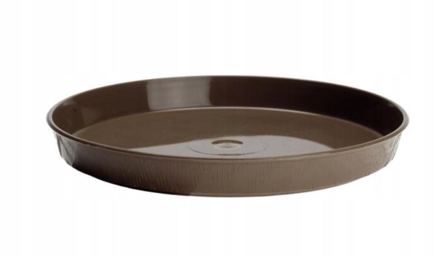 Brown Wood-like Saucer for a 28 Cm Flowerpot