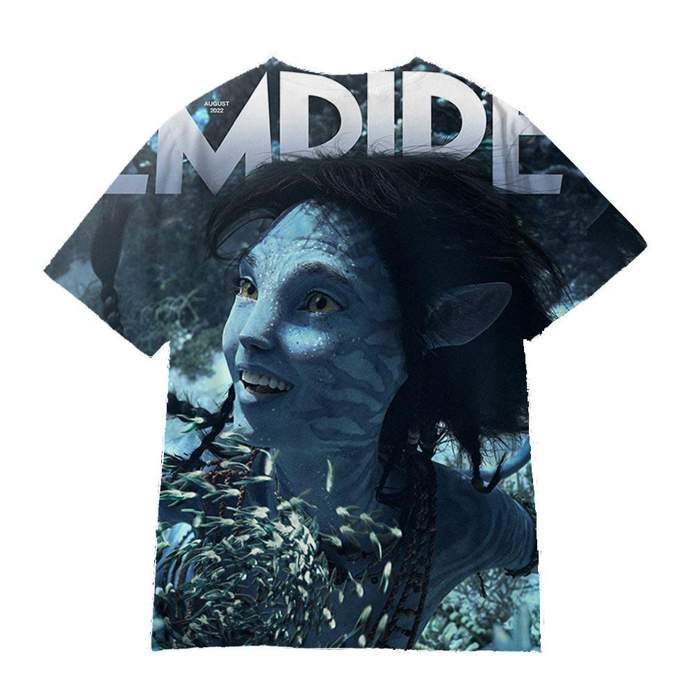 2026 Movie Avatar 3 Cartoon Print Children Outfit Breathable Trendy Boy and Girl Birthday Gift