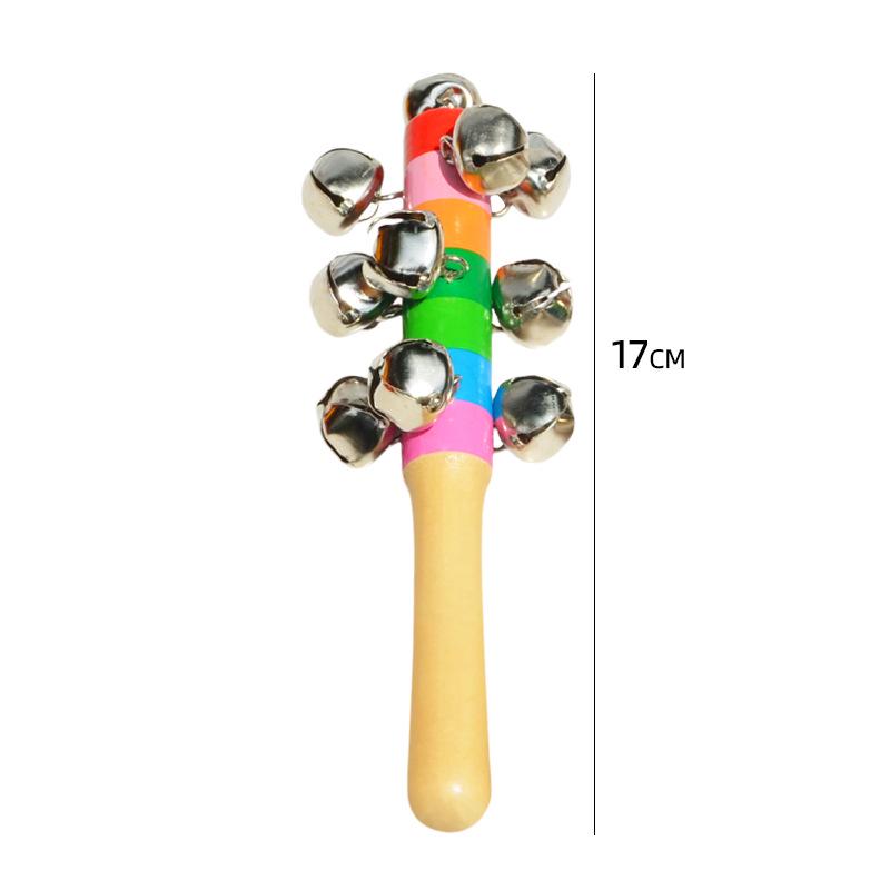 Children's Orff Percussion Instruments: Triangle, Castanets, Maracas, Tambourine, Wood Block, Cymbals