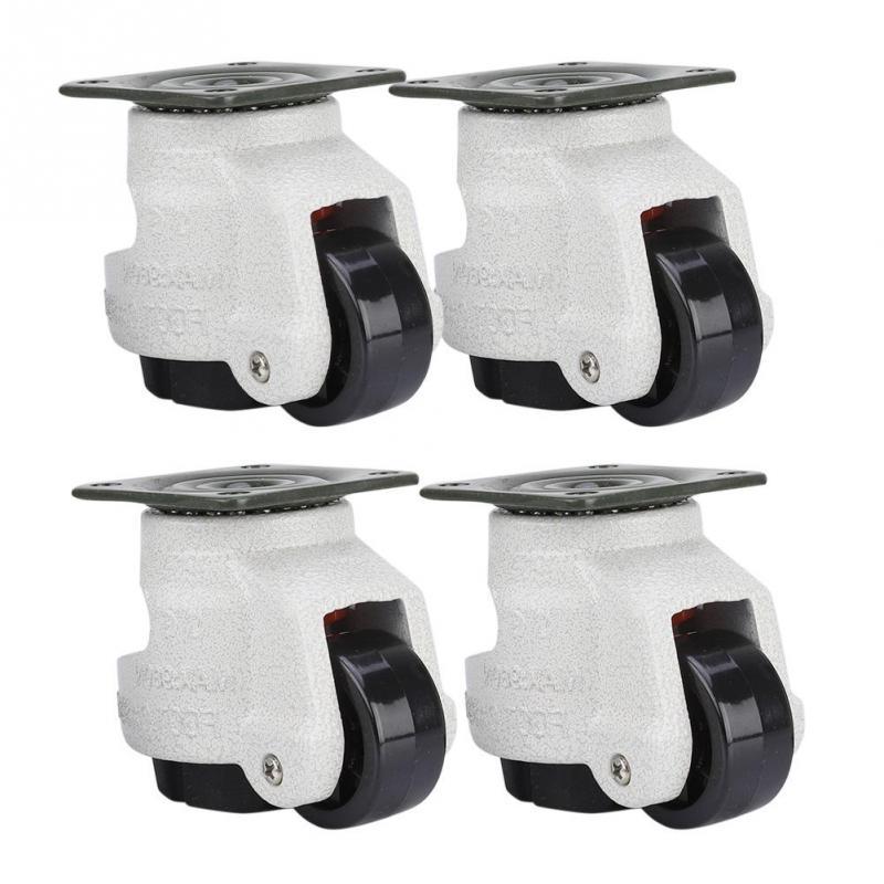 PUSOKEI 4pcs 1.5 Premium Nylon Retractable Leveling Caster,Industrial Machine Swivel Caster 330lbs Capacity,with 360-degree Swivel Top Plate for Shop Equipment PUSOKEI 4pcs 1.5 Premium Nylon Retractable Leveling Caster,Industrial Machine Swivel Caster 330lbs Capacity,with 360-degree Swivel Top Plate for Shop Equipment