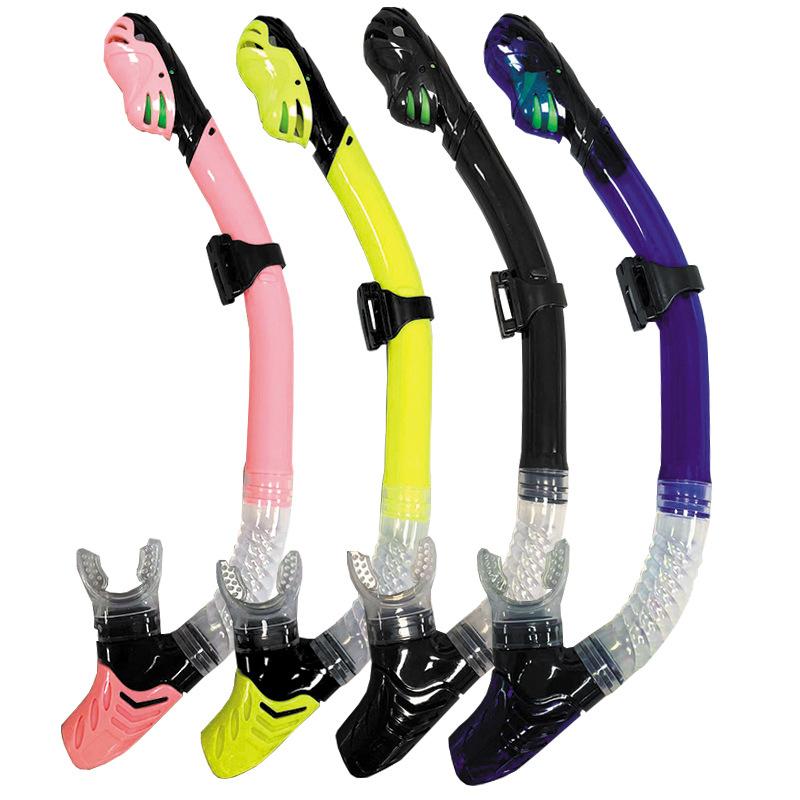 Factory Wholesale Full Dry Breathing Tube Silicone Diving Goggles Set Breathing Tube Adult Unisex
