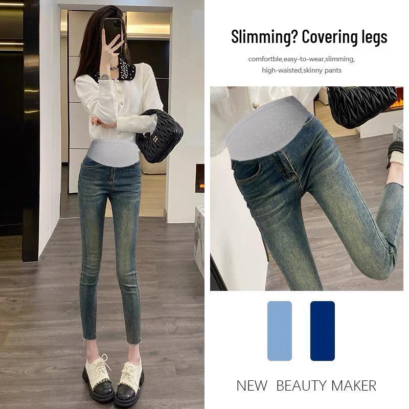 Ayarlanabilir Karın Destekli Hamile Skinny Jean