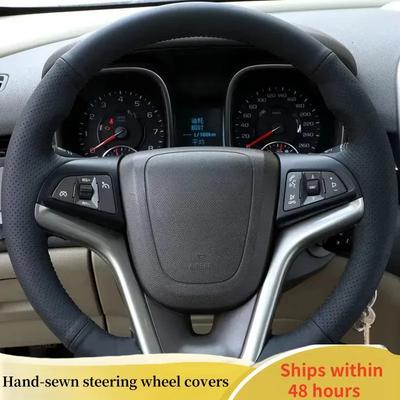 Car Steering Wheel Cover For Opel Mokka Opel Ignia Astra J 2009-2016 Ized Microfiber Leather DIY Steering Wheel Braid