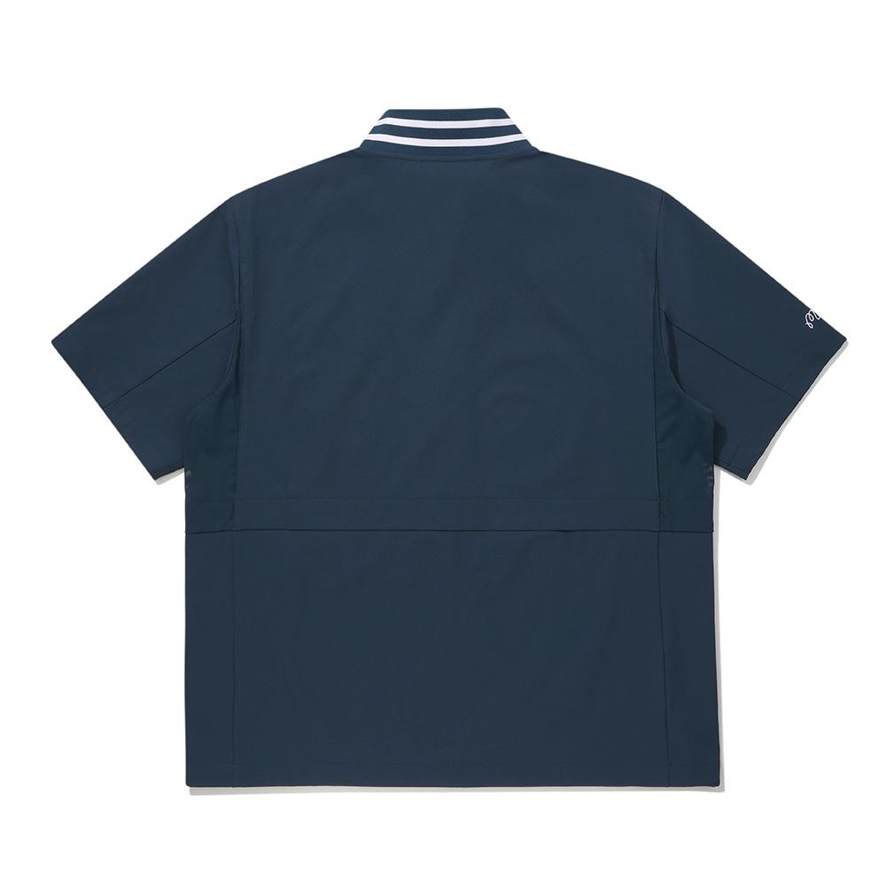 Malbon Golf Bucket Ventil Anorak Navy (Man)