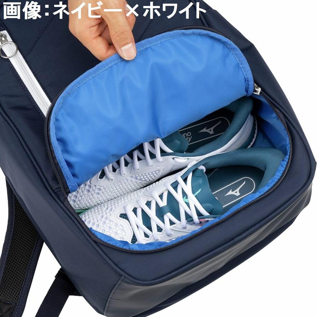 MIZUNO Tennis Racket Sports Backpack 63JDB007 Tennis/Soft (1 Racket) (STYL01b) Black/Pink