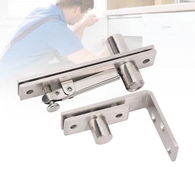 Door Pivot Hinge 180 Degree Rotation 300LBS Load Bearing Concealed Door Pivot Hinge with Buffer Bead for Bookshelves