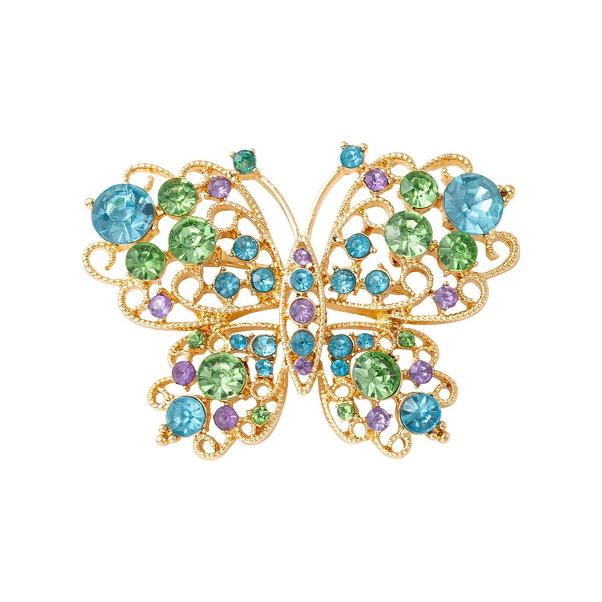 

1Pc Romantic Butterfly Broch Exquisite Retro Pin Charm Elegant Jewelry Accessories Party Clothing Decoration Gift Trend 2026