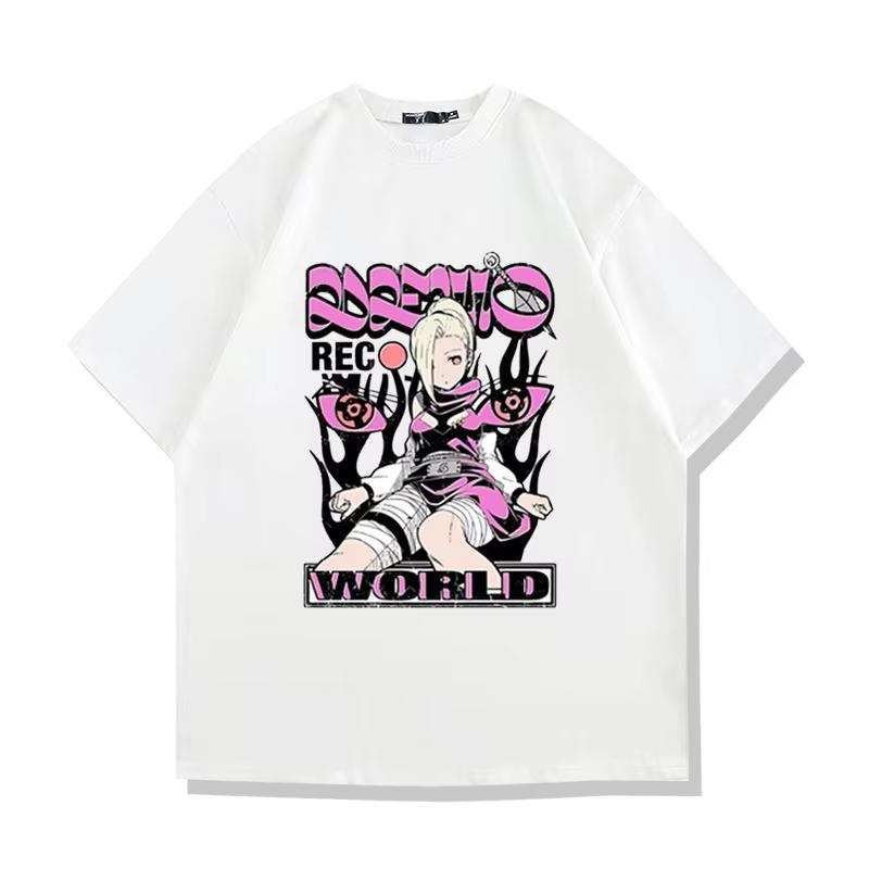 

Japanese Anime Naruto Shippuden Pure Cotton Printed Tshirt Unisex 2026 summer new Fashion Casual Tee Short Sleeved Streetwear M