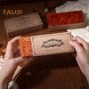 Timbri in Legno con Lettere dell'Alfabeto Bordo Liscio Set Timbri Lettere Multiuso Kit Scrapbook Fai da Te Materiali per Stampaggio