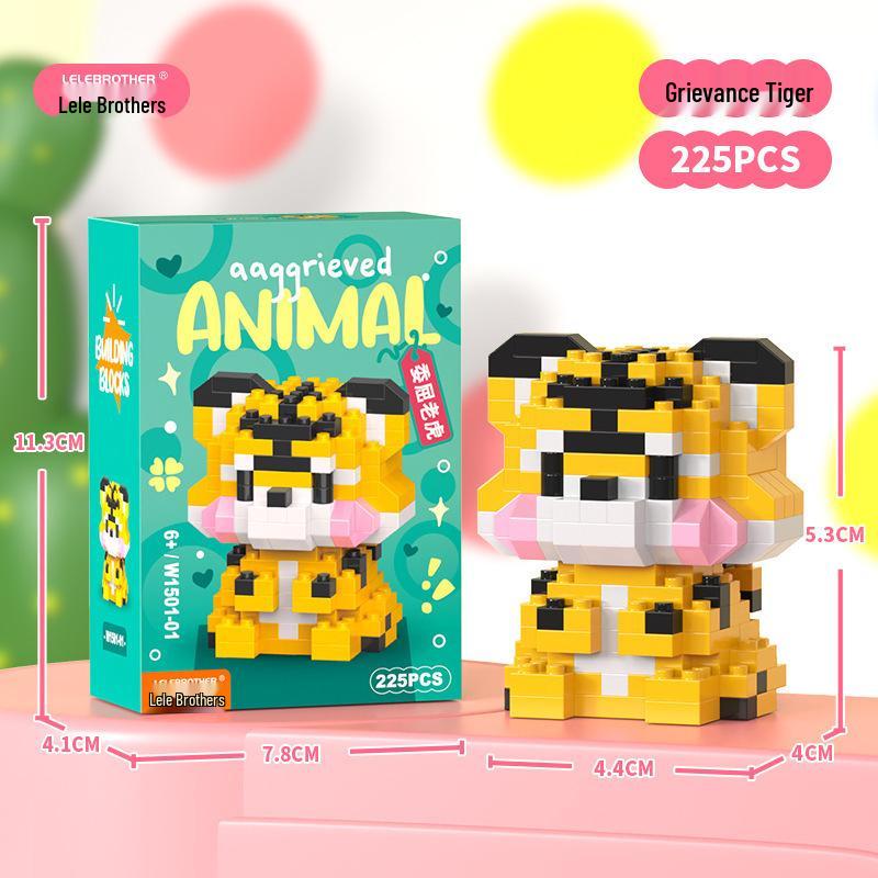 

Совместимые с Lego Микрочастицы Животные Строительные блоки - Образовательная Серия Мультфильмов для Мальчиков