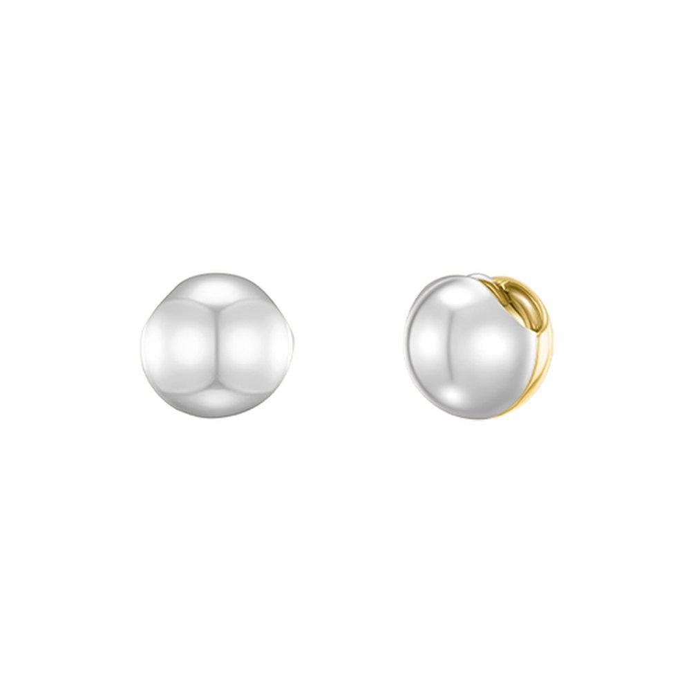 Unis Two-Tone Ball Earrings (Jjune04Bf506Sc000)