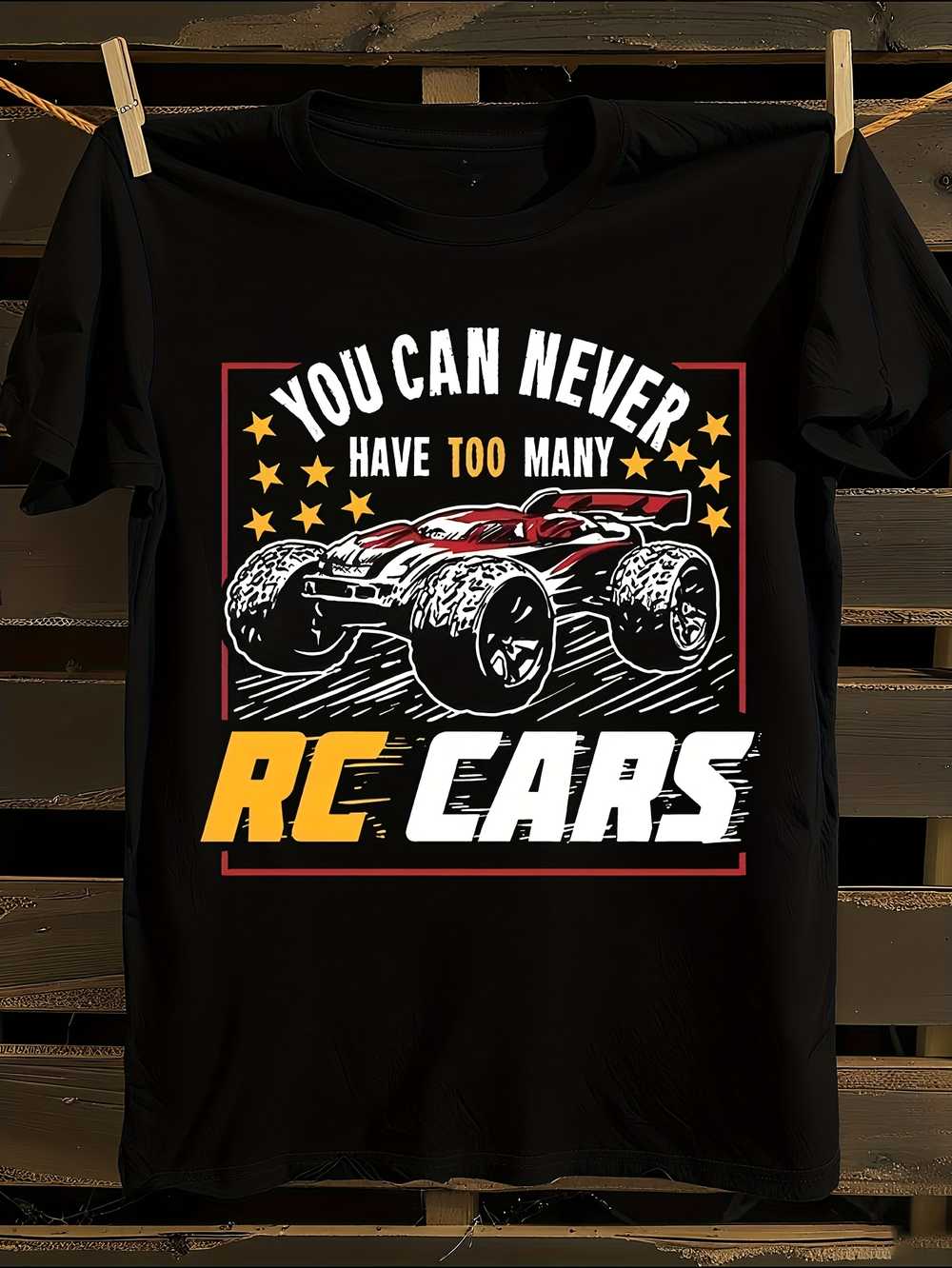 

RC Car Racing Graphic T-Shirt Mens Tshirt Womens Tshirts with Letters Print Short Sleeves T-Shirt Casual Street Tee Shirt Top XL