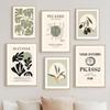 Botanical Floral Posters And Prints Abstract Lines Picasso Matisse Wall Art Canvas Painting For Living Room Decorative Pictures