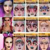 Fashion Halloween Face Sticker  Eyebrow Sticker Face Jewelry Decals  Carnival